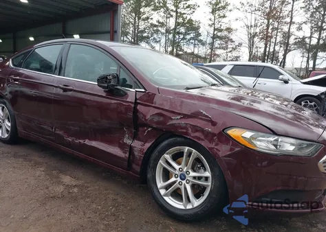 2018 Ford Fusion Se from USA, damaged, VIN 3FA6P0HDXJR184402